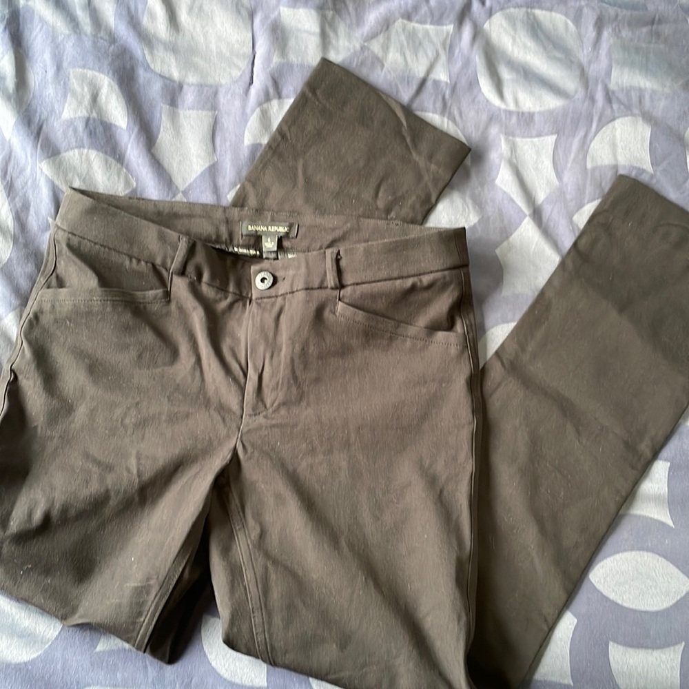 Banana Republic stretch black pants